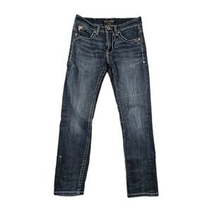 Salvage Supply Co Havoc Straight Slim Jeans 30x30 Mens Medium‎ Wash Denim
